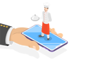 پیش‌نمایش فایل online-ordering-food-from-food-app-8114199 از پک موضوعات متنوع