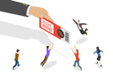 پیش‌نمایش فایل people-chasing-for-discount-voucher-8114216 از پک موضوعات متنوع