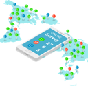 پیش‌نمایش فایل smartphone-with-a-survey-results-are-laying-on-the-map-with-continents-8114174 از پک موضوعات متنوع