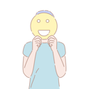 پیش‌نمایش فایل young-man-holding-an-smiling-emoji-sign-in-front-of-his-face-cheerful-mood-positive-facial-expression-8114213 از پک موضوعات متنوع