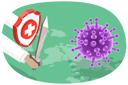 پیش‌نمایش فایل alert-against-covid-19-virus-and-stop-sars-cov-2-disease-pandemic-8114229 از پک موضوعات متنوع