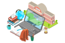 پیش‌نمایش فایل e-learning-and-back-to-digital-school-8114241 از پک موضوعات متنوع