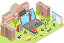 پیش‌نمایش فایل online-classes-and-e-learnin-8114264 از پک موضوعات متنوع