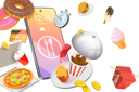 پیش‌نمایش فایل online-food-order-8486693 از پک موضوعات متنوع