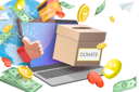 پیش‌نمایش فایل online-donation-volunteering-charity-and-support-8486744 از پک موضوعات متنوع