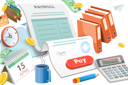 پیش‌نمایش فایل payroll-calculator-8486704 از پک موضوعات متنوع
