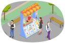 پیش‌نمایش فایل press-kiosk-8902637 از پک مجموعه موضوعات متنوع ۰۵۹