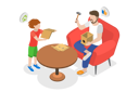 پیش‌نمایش فایل father-and-son-making-bird-booth-8949027 از پک مجموعه موضوعات متنوع ۰۶۲