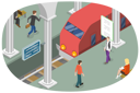 پیش‌نمایش فایل metro-station-8949034 از پک مجموعه موضوعات متنوع ۰۶۲