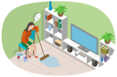 پیش‌نمایش فایل young-housewife-tired-from-doing-house-work-8949020 از پک مجموعه موضوعات متنوع ۰۶۲