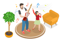 پیش‌نمایش فایل father-and-daughter-playing-music-and-singing-together-8878220 از پک موضوعات متنوع