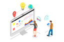 پیش‌نمایش فایل young-lady-presenting-digital-marketing-plan-8878206 از پک موضوعات متنوع