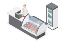پیش‌نمایش فایل butcher-shop-9061058 از پک مجموعه موضوعات متنوع ۰۶۴