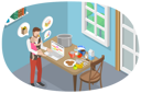 پیش‌نمایش فایل multitasking-father-9061054 از پک مجموعه موضوعات متنوع ۰۶۴