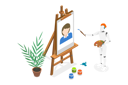پیش‌نمایش فایل artificial-intelligence-generating-artwork-9115326 از پک موضوعات متنوع