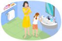 پیش‌نمایش فایل mother-and-daughter-brushing-teeth-together-9058662 از پک مجموعه موضوعات متنوع ۰۶۳