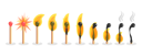 پیش‌نمایش فایل burning-matches-and-different-stages-9913949 از پک مجموعه موضوعات متنوع ۰۷۴