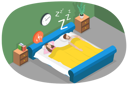 پیش‌نمایش فایل couple-snoring-in-night-9913969 از پک مجموعه موضوعات متنوع ۰۷۴