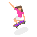 پیش‌نمایش فایل girl-showing-its-amazing-skate-boarding-skills-9945196 از پک مجموعه موضوعات متنوع ۰۷۶