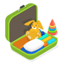 پیش‌نمایش فایل travel-bag-of-a-small-child-with-its-necessary-things-9945161 از پک مجموعه موضوعات متنوع ۰۷۶