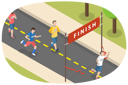 پیش‌نمایش فایل marathon-winner-and-crossing-the-finish-line-10009174 از پک مجموعه موضوعات متنوع ۰۷۹