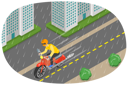 پیش‌نمایش فایل riding-on-a-rainy-road-10009139 از پک مجموعه موضوعات متنوع ۰۷۸