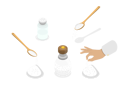 پیش‌نمایش فایل set-of-household-items-and-scenes-with-salt-10009144 از پک مجموعه موضوعات متنوع ۰۷۸