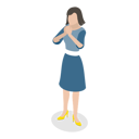 پیش‌نمایش فایل girl-doing-safe-greeting-9940682 از پک مجموعه موضوعات متنوع ۰۷۵
