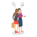 پیش‌نمایش فایل girls-gossips-9940671 از پک مجموعه موضوعات متنوع ۰۷۵