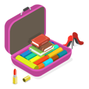 پیش‌نمایش فایل luggages-with-personal-belonging-9940657 از پک مجموعه موضوعات متنوع ۰۷۵