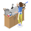 پیش‌نمایش فایل messy-vs-clean-kitchen-9940694 از پک مجموعه موضوعات متنوع ۰۷۵