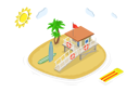 پیش‌نمایش فایل lifeguard-tower-10053232 از پک مجموعه موضوعات متنوع ۰۸۱