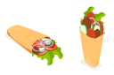پیش‌نمایش فایل shawarma-sandwich-and-kebab-or-burrito-10053173 از پک مجموعه موضوعات متنوع ۰۸۰