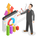 پیش‌نمایش فایل businessman-showing-business-chart-10400432 از پک مجموعه موضوعات متنوع ۰۸۶