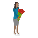 پیش‌نمایش فایل lady-with-bouquets-10400417 از پک مجموعه موضوعات متنوع ۰۸۶