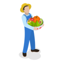 پیش‌نمایش فایل farmer-with-vegetable-basket-10400462 از پک مجموعه موضوعات متنوع ۰۸۷
