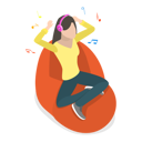 پیش‌نمایش فایل joyful-girl-listening-music-10400475 از پک مجموعه موضوعات متنوع ۰۸۷
