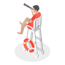 پیش‌نمایش فایل beach-lifeguard-sitting-on-chair-and-scouting-people-10400517 از پک مجموعه موضوعات متنوع ۰۸۸