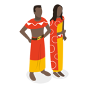 پیش‌نمایش فایل couple-wearing-african-outfit-10400497 از پک مجموعه موضوعات متنوع ۰۸۸