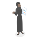 پیش‌نمایش فایل arab-businesswoman-standing-with-file-in-hand-10400622 از پک مجموعه موضوعات متنوع ۰۹۰