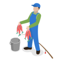 پیش‌نمایش فایل happy-fisherman-standing-with-bunch-of-fishes-in-hand-10400604 از پک مجموعه موضوعات متنوع ۰۹۰