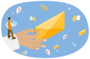 پیش‌نمایش فایل sending-message-10393452 از پک مجموعه موضوعات متنوع ۰۸۴