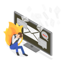 پیش‌نمایش فایل employee-getting-burnout-because-of-overload-of-work-10400870 از پک مجموعه موضوعات متنوع ۱۰۴