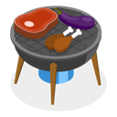 پیش‌نمایش فایل people-grilling-chicken-meat-and-eggplant-on-barbeque-10400896 از پک مجموعه موضوعات متنوع ۱۰۴