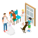 پیش‌نمایش فایل people-visiting-veterinary-clinic-show-their-pet-animals-to-doctor-10400872 از پک مجموعه موضوعات متنوع ۱۰۴