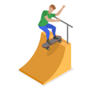 پیش‌نمایش فایل skateboarders-riding-skateboards-at-skatepark-10400866 از پک مجموعه موضوعات متنوع ۱۰۴