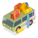 پیش‌نمایش فایل caravan-camping-trailer-loaded-with-tourist-bags-10400676 از پک مجموعه موضوعات متنوع ۰۹۱