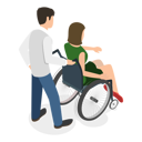 پیش‌نمایش فایل man-pushing-disabled-woman-sitting-in-wheelchair-10400732 از پک مجموعه موضوعات متنوع ۰۹۲
