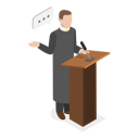 پیش‌نمایش فایل priest-read-bible-by-standing-at-podium-10400713 از پک مجموعه موضوعات متنوع ۰۹۲