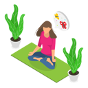 پیش‌نمایش فایل girl-doing-meditation-as-her-hobby-10445582 از پک مجموعه موضوعات متنوع ۱۰۱